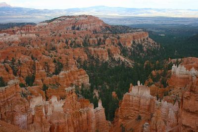 Scenic view of rocky mountains