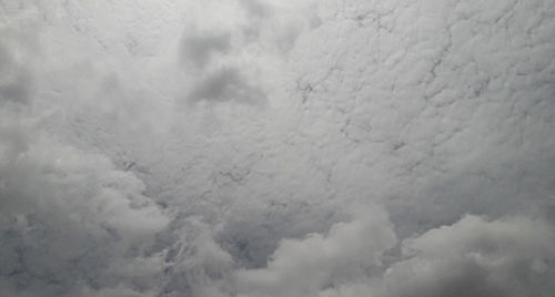 Low angle view of clouds in sky