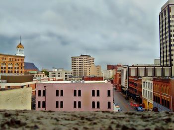 Cityscape against sky