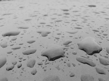 Full frame shot of wet sand
