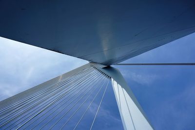 Low angle view of bridge against sky