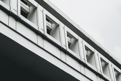 Low angle view of building against sky