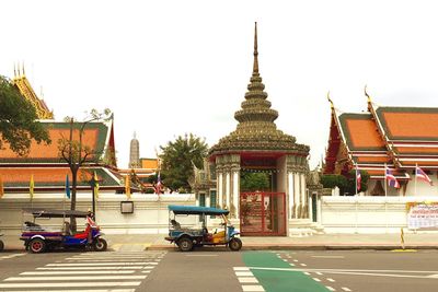 View of cathedral against clear sky