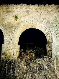 Arch bridge in old building