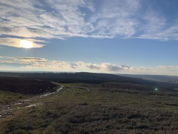 Scenic view of landscape against sky