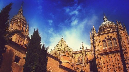 View of church against blue sky