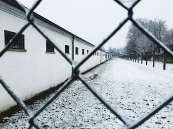 Walkway along buildings