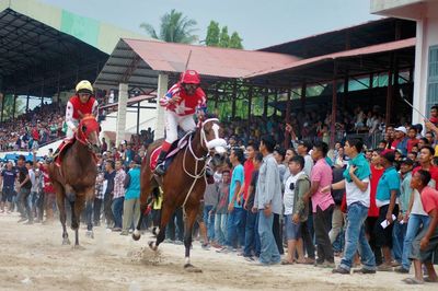 Group of people in traditional festival