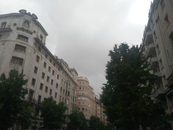 Low angle view of building against sky