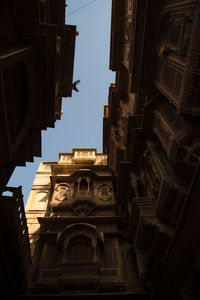 Low angle view of building against sky