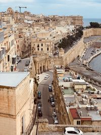 Valletta city view, where every building looks like made from sand 