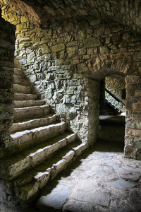 Staircase in old building