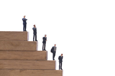 Group of people standing against the sky