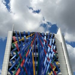 Low angle view of cloudy sky