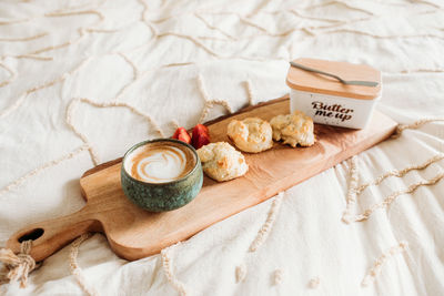 Lazy sunday breakfast in bed