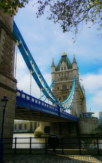 Low angle view of eiffel tower