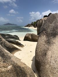 Stunning rocks on the beach
