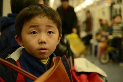 Portrait of cute boy