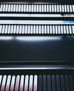 Close-up of piano keys