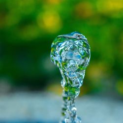Close-up of water drop on leaf