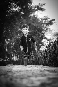 Full length portrait of boy