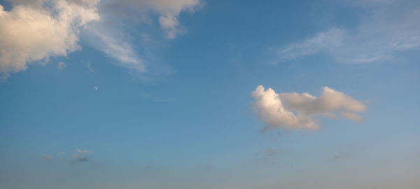 Low angle view of clouds in sky