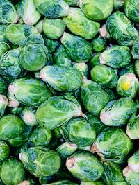 Full frame shot of vegetables for sale in market