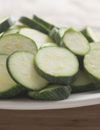 Close-up of chopped fruits on cutting board