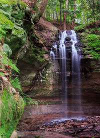 Waterfall in forest