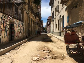 Street amidst buildings in city