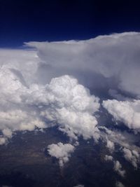 Low angle view of clouds in sky