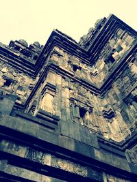 Low angle view of building against sky