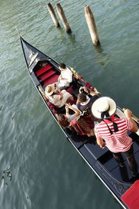 Boats in sea