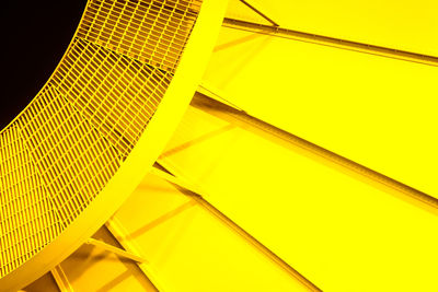 Yellow radial bright yellow steel pattern