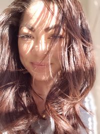 Portrait of beautiful woman