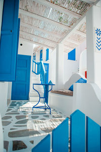 Interior of modern building