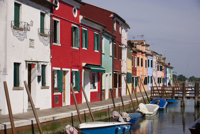 Boats in canal