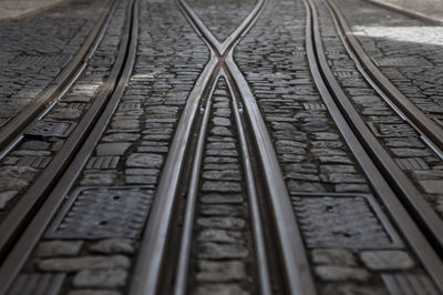 Full frame shot of tramway