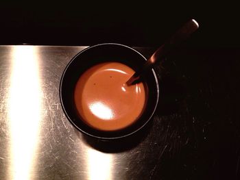 Close-up of food on table