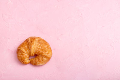 High angle view of bread