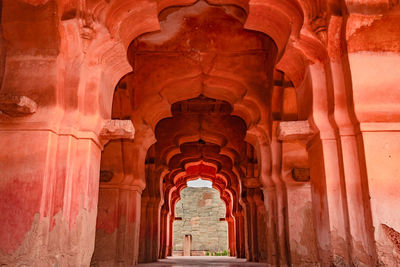 Low angle view of historical building