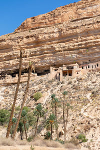 View of rock formations