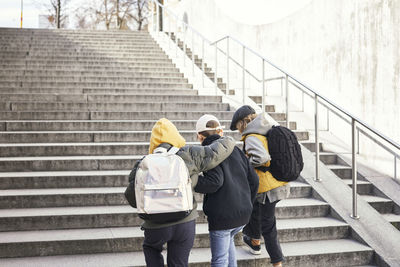 Children walking together