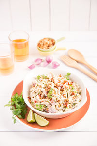 Close-up of salad in bowl