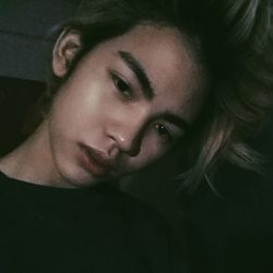 Portrait of beautiful young woman