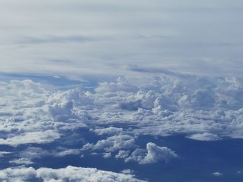 Low angle view of cloudscape against sky