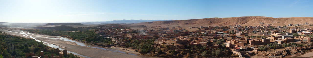 Panoramic view of city