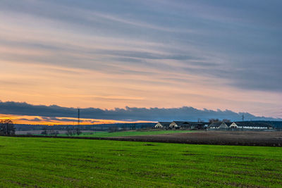 Scenic view of landscape against sky