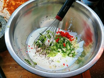 Close-up of food in bowl