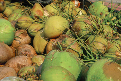 Full frame shot of fruits at market